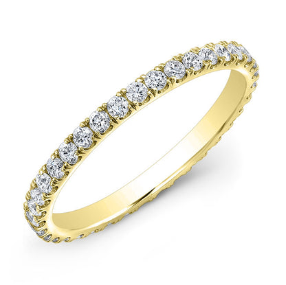 Modern Style Eternity Diamond Wedding Band