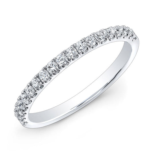 Modern Style Diamond Wedding Band