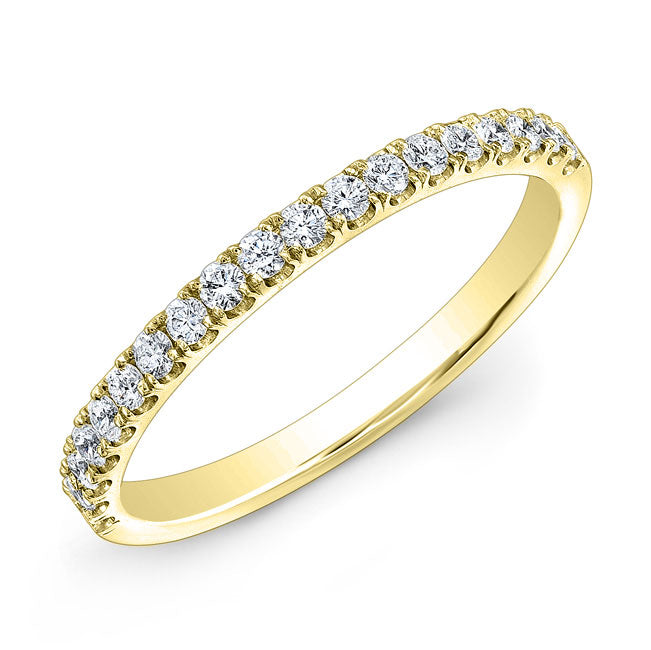 Modern Style Diamond Wedding Band