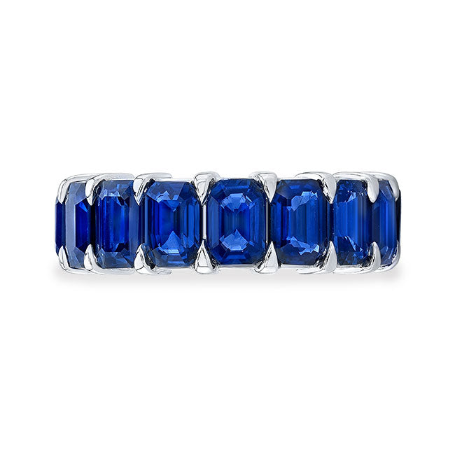 Modern Style Eternity Sapphire Wedding Band