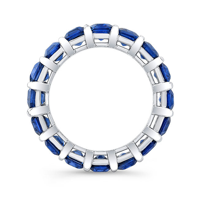 Modern Style Eternity Sapphire Wedding Band