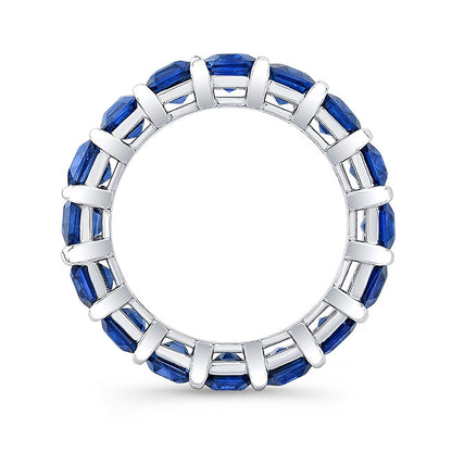 Modern Style Eternity Sapphire Wedding Band