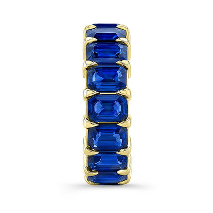 Modern Style Eternity Sapphire Wedding Band